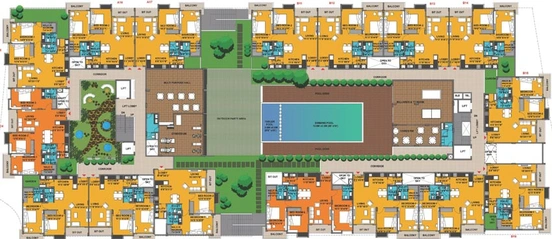 Floor Plan of Vizipa Optima in Sarjapur, Bangalore - Image 145209
