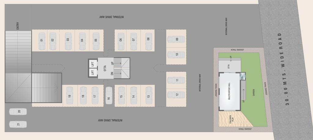 Master Plan of Umiya Heritage in Chhani, Vadodara - Image 93685