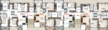 Floor Plan of Samruddhi Shree Trimbakraj Heights in Untwadi Road, Nashik - Image 145296
