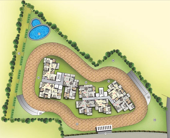 Master Plan of Sai Vrushabadri Towers in Whitefield, Bangalore - Image 145311