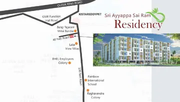 Location of SASR Sri Ayyappa Sairam Residency - Image 145379
