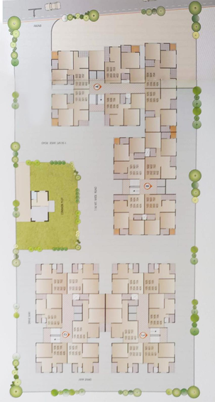 Master Plan of Shivam Hariom Elegance in Vastral, Ahmedabad - Image 93704