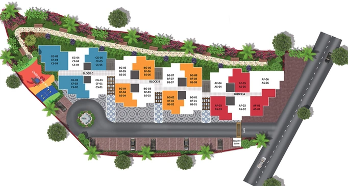 Master Plan of Prabhu Casa De Flores in Verna, Goa - Image 145440
