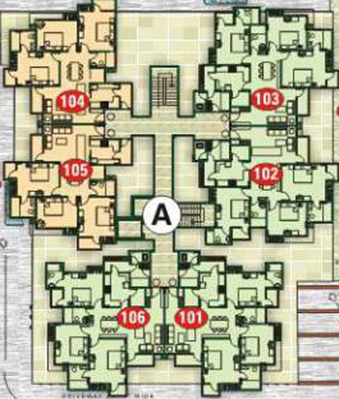 Floor Plan of Resonance Ashadeep Green Avenue in Jagatpura, Jaipur - Image 145567