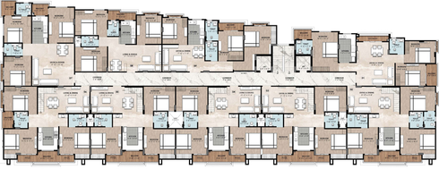Floor Plan of Aaradhya AG Heights 2 in Vaishali Nagar, Jaipur - Image 145581