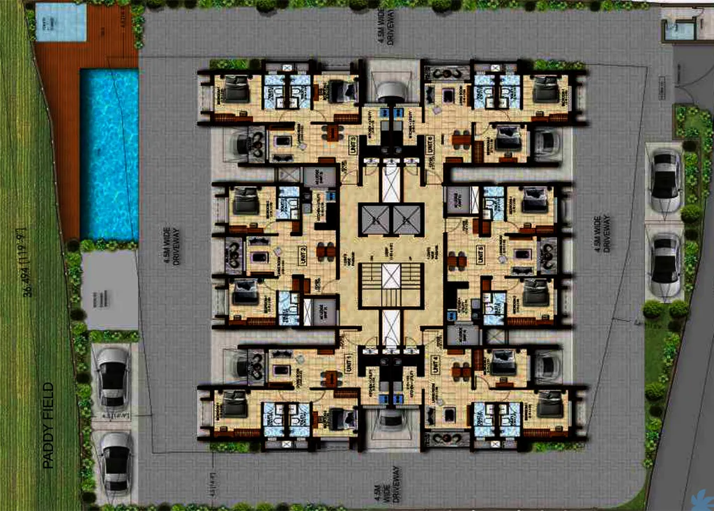 Master Plan of Umiya Plams in Candolim, Goa - Image 145712