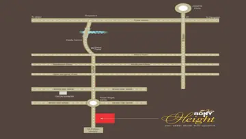 Location of Bony Heights - Image 145826