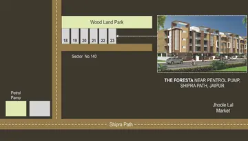 Location of Kasliwal The Foresta - Image 145855