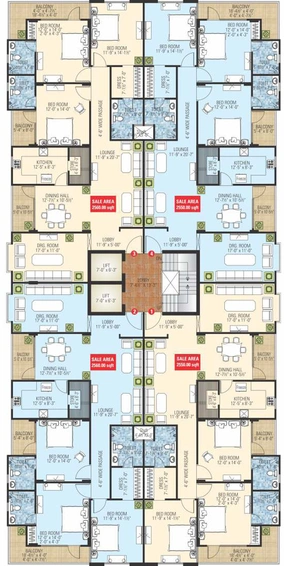 Floor Plan of SDC Gateway in Bani Park, Jaipur - Image 145871