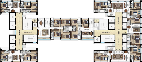 Floor Plan of Shreeji Aikyam in Kandivali West, Mumbai - Image 145882