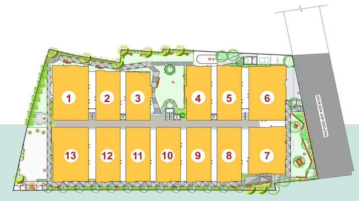 Master Plan of Riddhi Elite in Attapur, Hyderabad - Image 145925