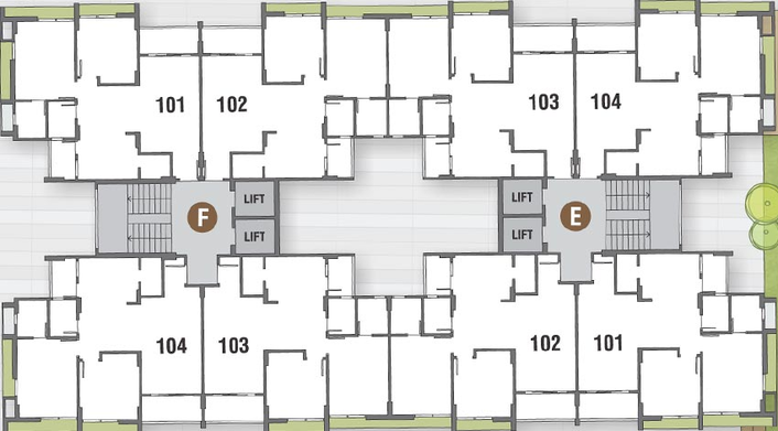 Floor Plan of V3 Kalasagar Skyz in Vejalpur, Ahmedabad - Image 93735