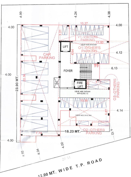Master Plan of Savi Krishna Residency in Vastral, Ahmedabad - Image 94501