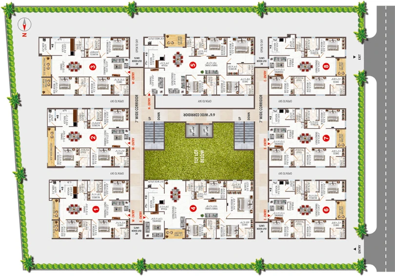 Master Plan of BGR Shweta Pearl in Kompally, Hyderabad - Image 146063