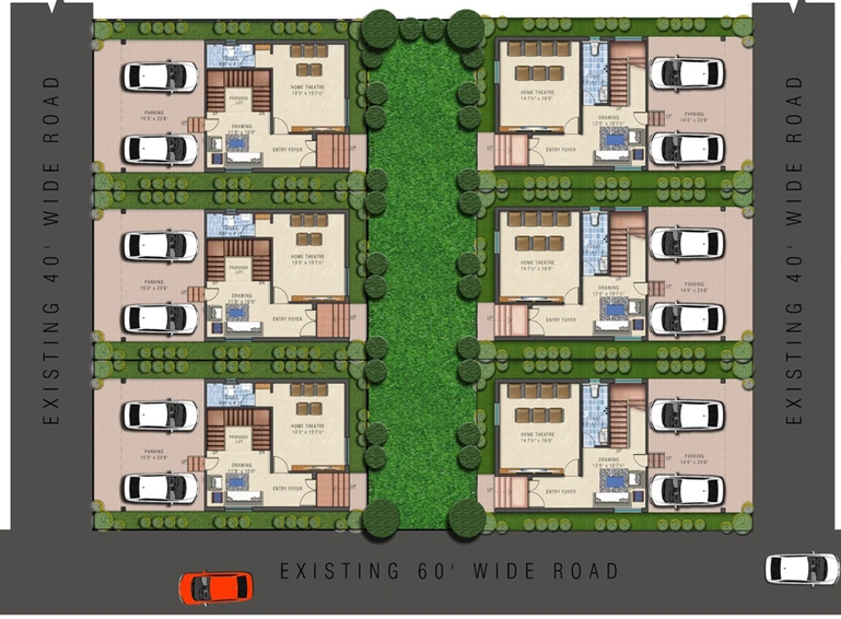 Master Plan of Saishakti Urban Ville in Kondapur, Hyderabad - Image 146049