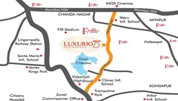 Location of Shree Luxurio 75 Residences - Image 146068