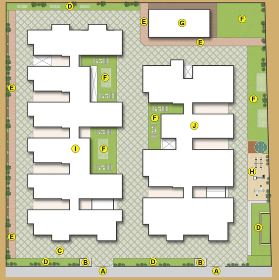 Master Plan of Kinetic Palazzo in Nallagandla, Hyderabad - Image 146111