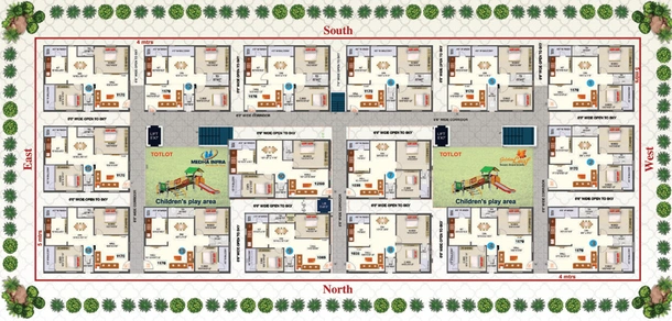Master Plan of Medha Golden Leaf in Isnapur, Hyderabad - Image 146145