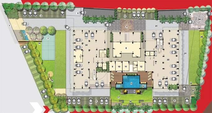 Master Plan of Kedia Corporate Club in Vaishali Extension, Jaipur - Image 146162