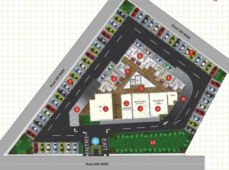 Master Plan of UDB Maverick in Jagatpura, Jaipur - Image 146182