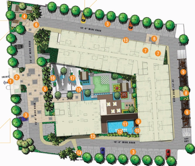 Master Plan of Mahima Studio Panache in Jagatpura, Jaipur - Image 146207