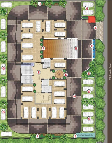 Master Plan of Gangaa Royal Florence in Narayan Vihar, Jaipur - Image 146231