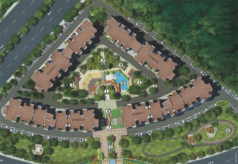 Master Plan of Unique Green Meadows in Tonk Road, Jaipur - Image 146240