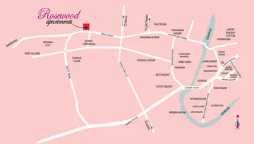 Location of Upasana Rosewood Apartments - Image 146266