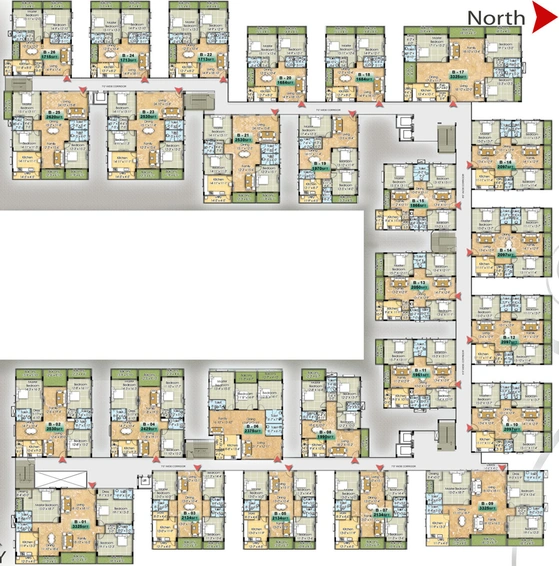 Floor Plan of Western Plaza in Manikonda, Hyderabad - Image 146300