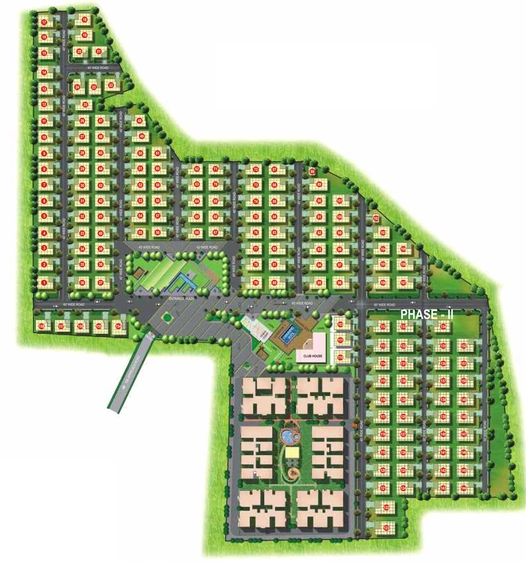 Master Plan of Keerthi Richmond Villas in Bandlaguda Jagir, Hyderabad - Image 146381