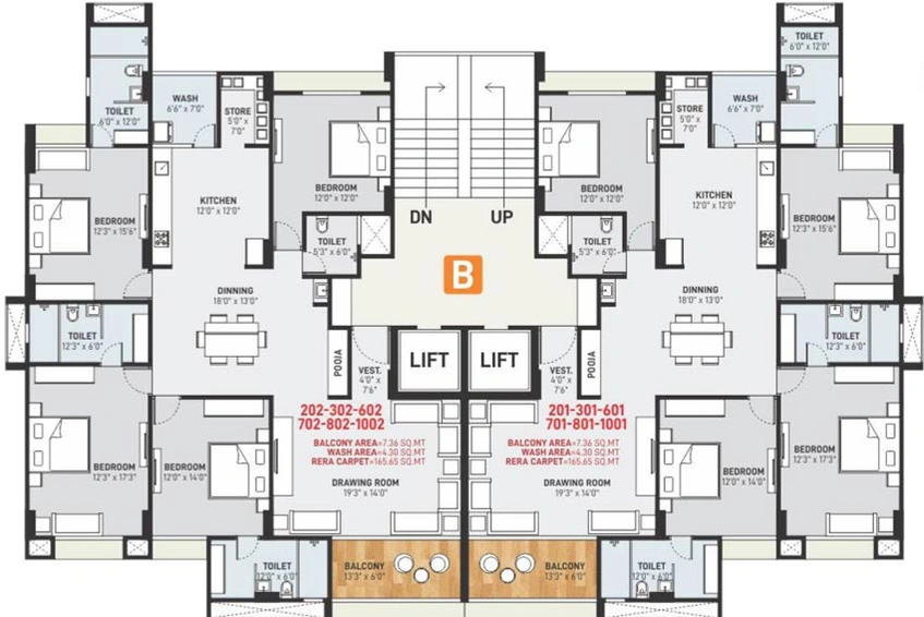 Floor Plan of Maruti Siddhivinayak Signature in Koteshwar, Ahmedabad - Image 94446