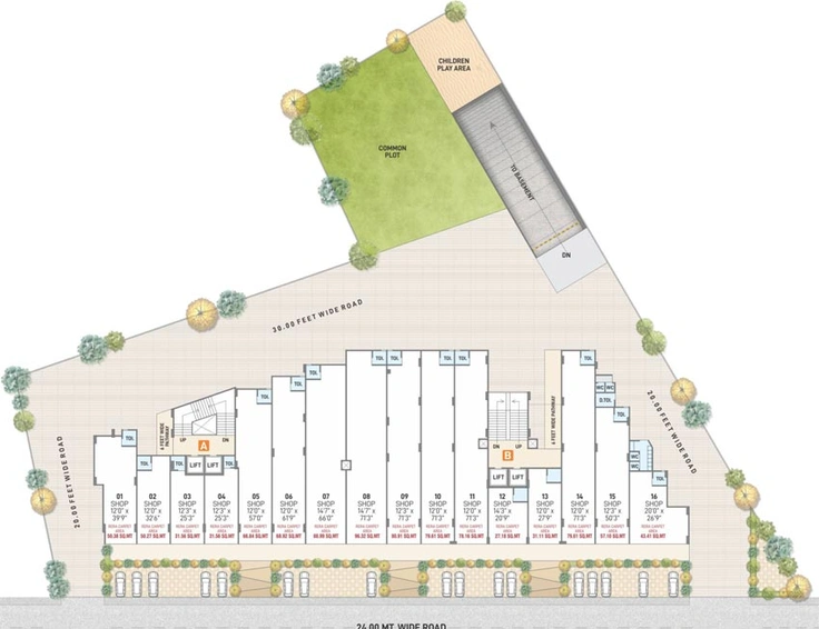 Master Plan of Maruti Siddhivinayak Signature in Koteshwar, Ahmedabad - Image 94447