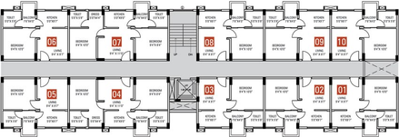 Floor Plan of SDPL Aashray Wanjara 2 in Wanjari Nagar, Nagpur - Image 146414