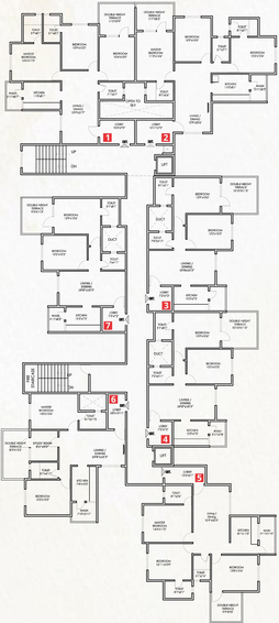 Floor Plan of SDPL Nilgiri in Dixit Nagar, Nagpur - Image 146456