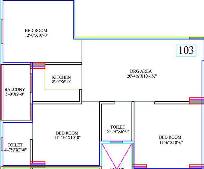 3 BHK Flat in Parth Enclave in Jagatpura, Jaipur - Image 809109