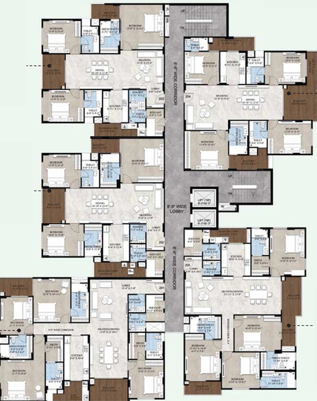 Floor Plan of Manglam Rambagh in Jagatpura, Jaipur - Image 146490