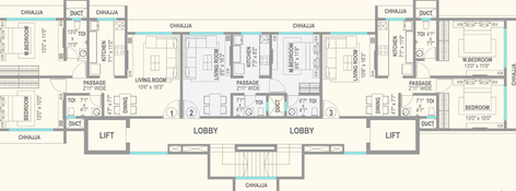 Floor Plan of MS Shila Bina in Borivali West, Mumbai - Image 109883