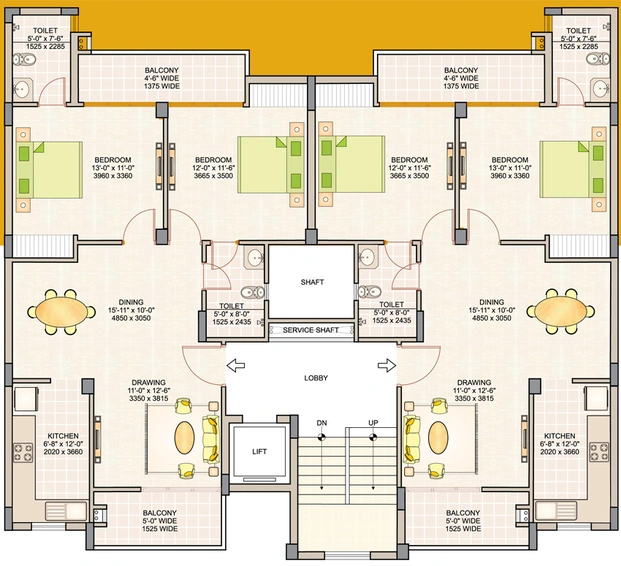 Floor Plan of Ashiana Greens Phase 5 in Sikar Road, Jaipur - Image 146538