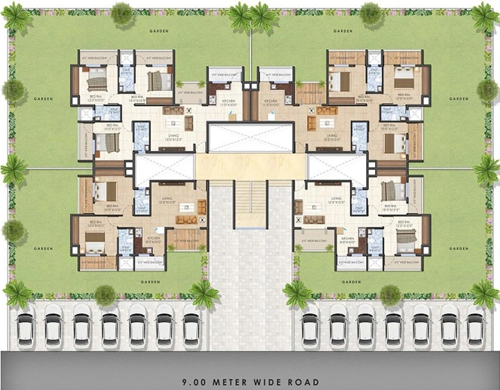 Master Plan of Karda Hari Sparsh 2 in Deolali Gaon, Nashik - Image 146754