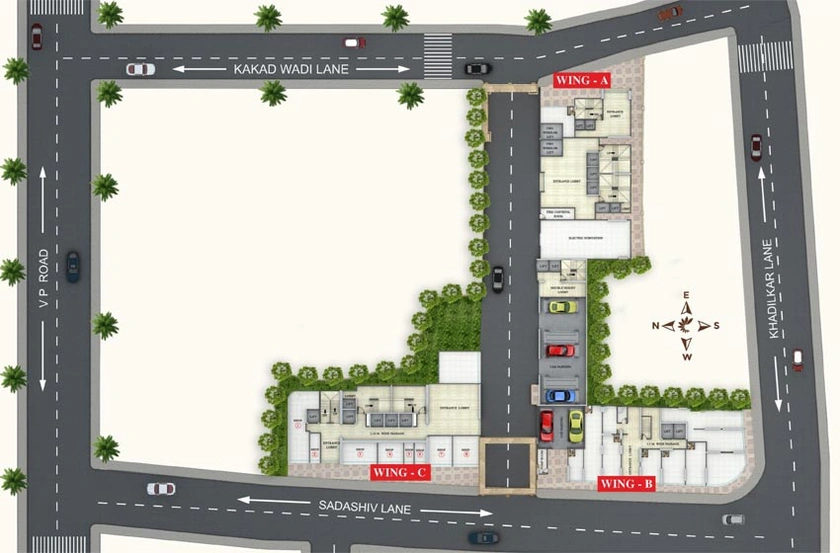 Master Plan of Mehta Sunshine Heights in Girgaon, Mumbai - Image 93945