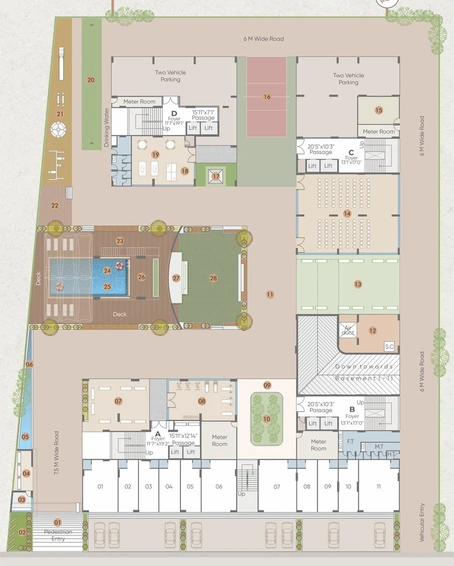 Master Plan of Shyam 242 in Lambha, Ahmedabad - Image 93887