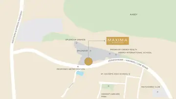Location of Oberoi Maxima - Image 161528