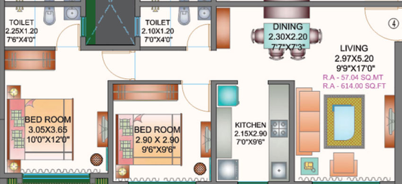 2 BHK Flat in Apex Green Wood in Borivali East, Mumbai - Image 650836