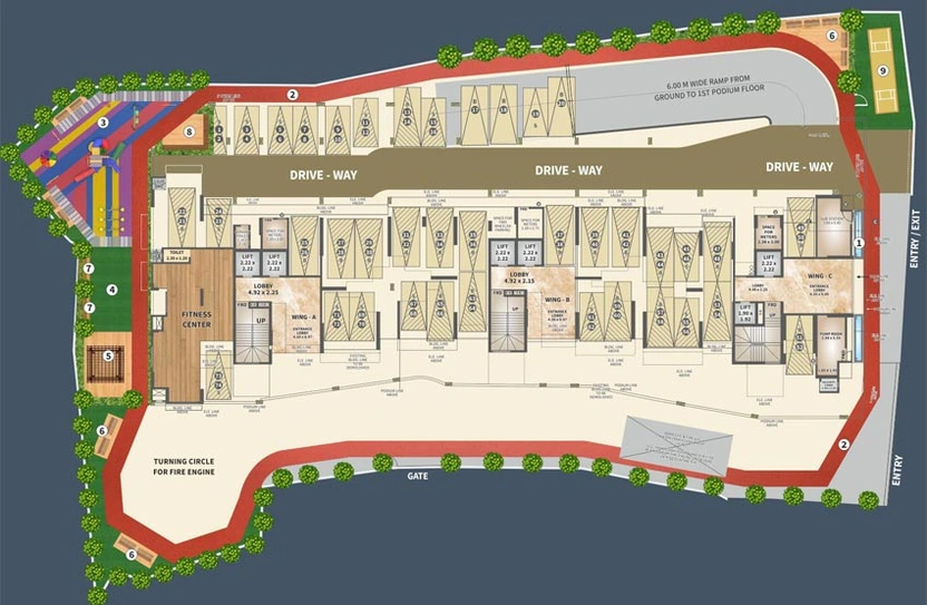 Master Plan of Konark Shanti Kishan in Dahisar East, Mumbai - Image 93964