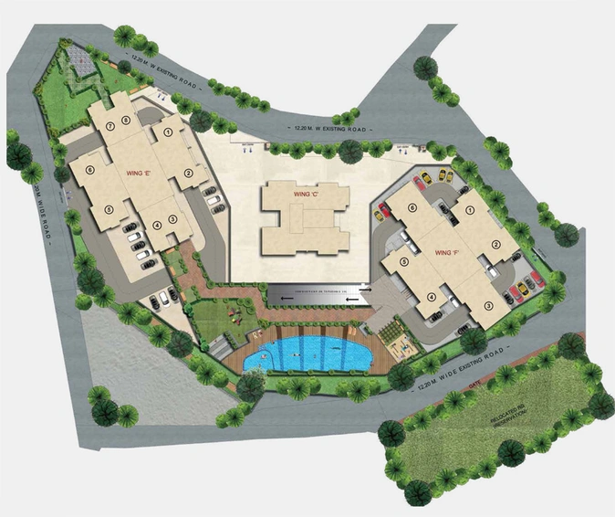 Master Plan of Wadhwa Anmol Fortune in Goregaon West, Mumbai - Image 160614