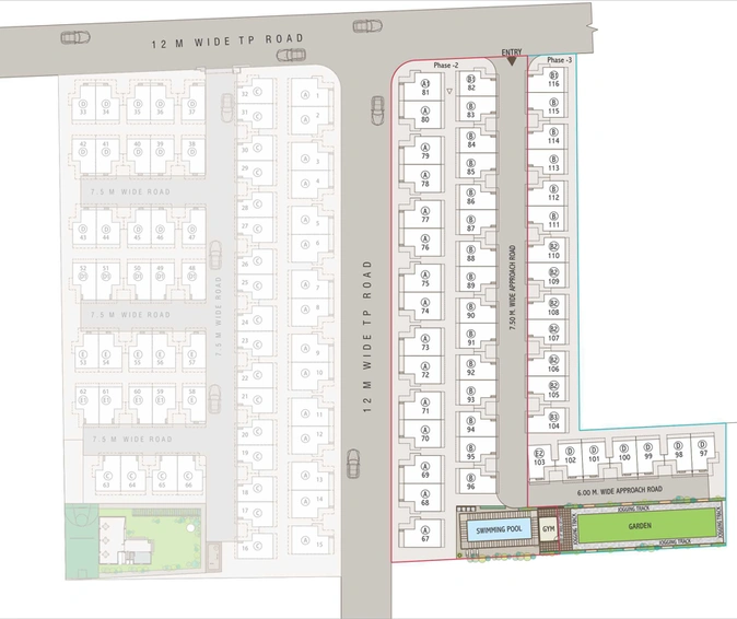 Master Plan of Narayan Orbis in Atladara, Vadodara - Image 94074