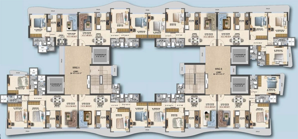 Floor Plan of Keytech Om Mayuresh in Mulund East, Mumbai - Image 160560