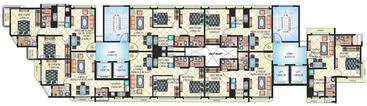 Floor Plan of Je & Vee Prayag Heights in Goregaon East, Mumbai - Image 158295