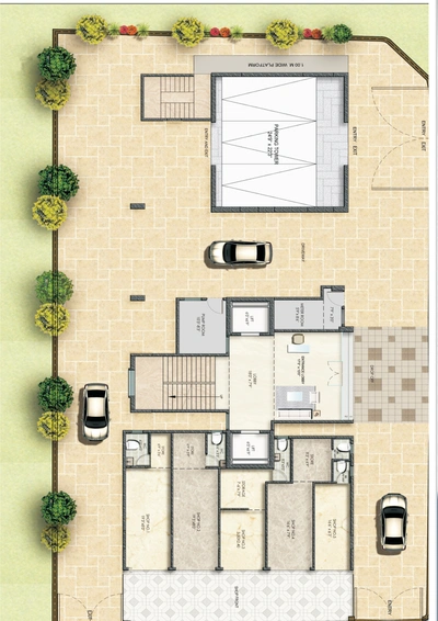 Master Plan of Contendre Heights in Mulund West, Mumbai - Image 158282