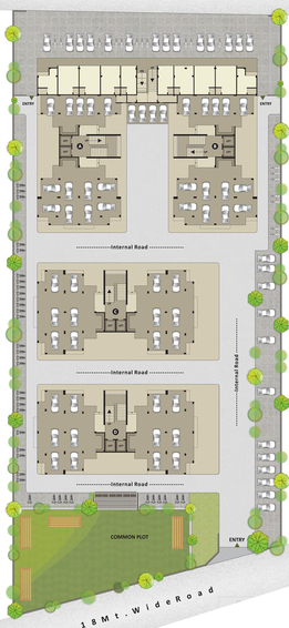 Master Plan of Shree Padmavati Residency in Manipur, Ahmedabad - Image 94470